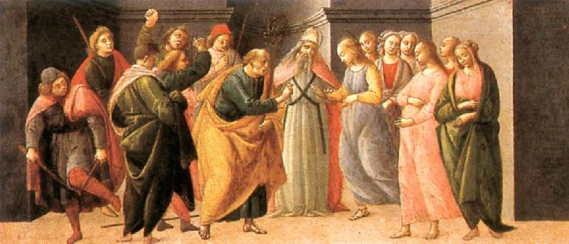 BARTOLOMEO DI GIOVANNI Predella: Marriage of Mary china oil painting image